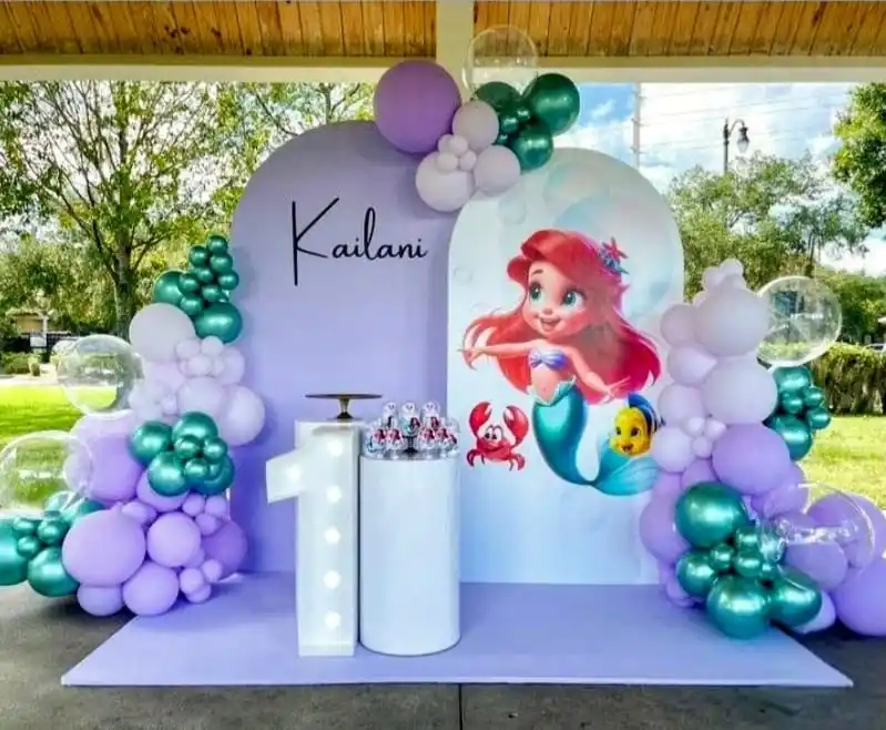 Sea Princess Theme Birthday Decor